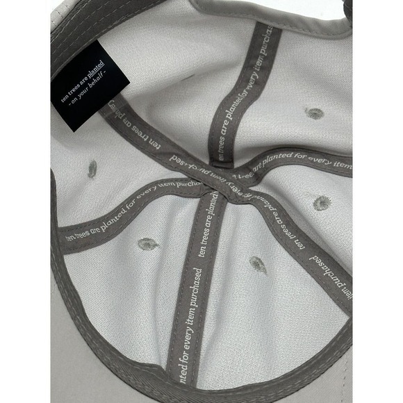 Ten Trees Hats Adult OSFA Grey Baseball Cap Strap Back Embroidered Logo Mens NEW